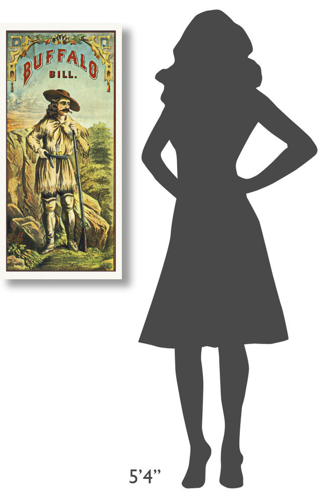 "Buffalo Bill - 1840" Stretched Canvas Giclee by Hollywood Photo Archive, 17x36"