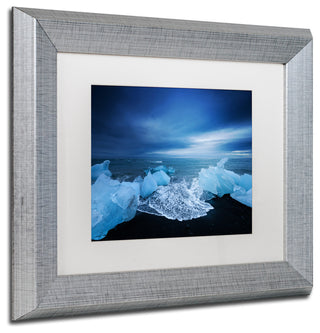 Philippe Sainte-Laudy 'Blue Day' Matted Framed Art