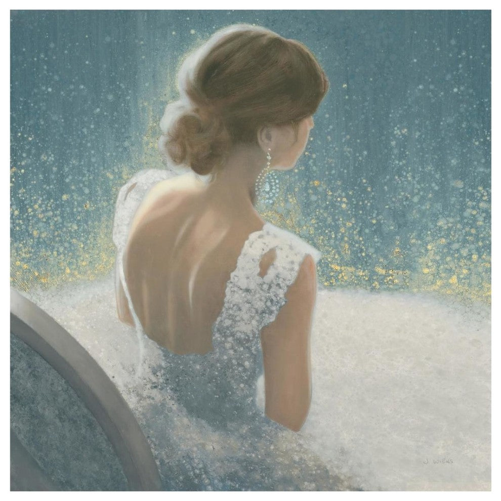 "Before the Opera Blue" Digital Paper Print by James Wiens, 32"x32"