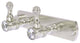 Carolina Crystal 2 Position Multi Hook, Satin Nickel