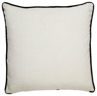 Jaipur Living Ordella White/Black Geometric Throw Pillow 22", Down Fill