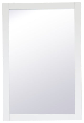 Anderson Rectangle Vanity Mirror, 24", White