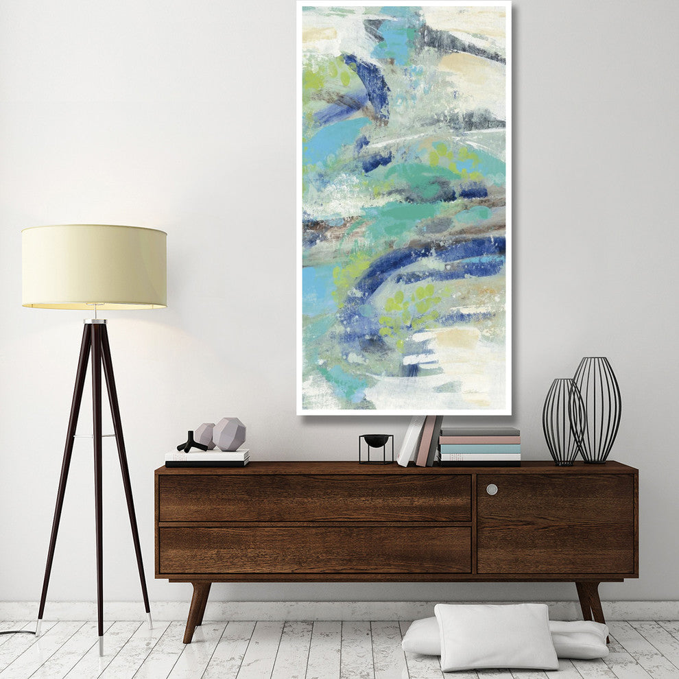 "River Whirlpool III" Digital Paper Print by Silvia Vassileva, 38"x74"