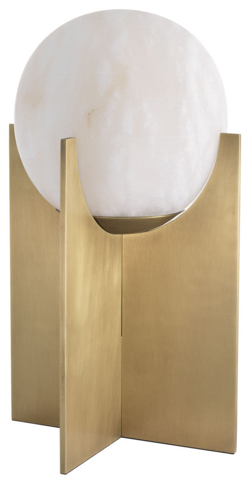 Brass Alablaster Globe Table Lamp | Eichholtz Scorpios