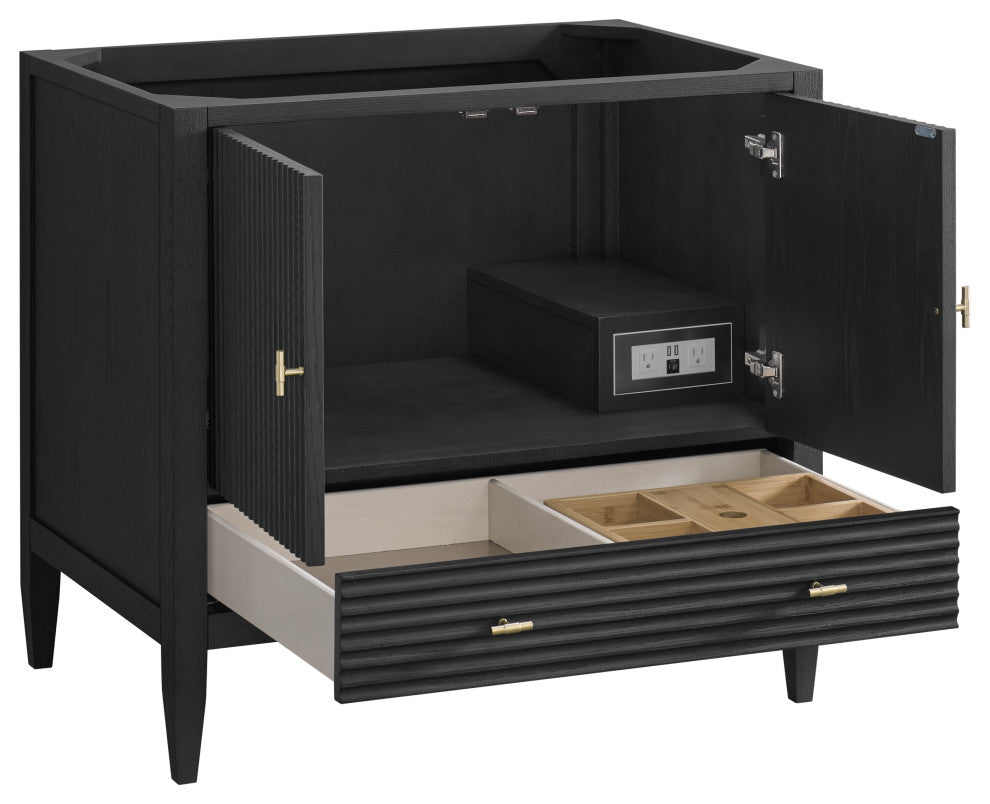 Myrrin 36" Vanity, Carbon Oak