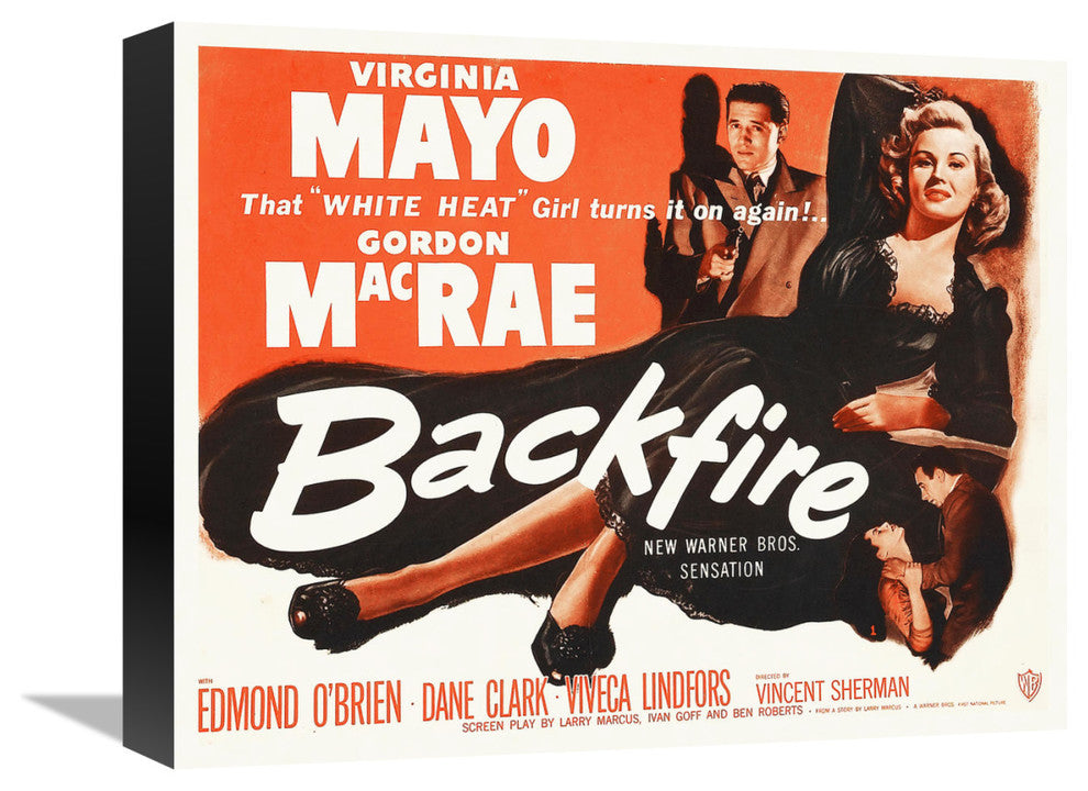 "Backfire" Stretched Canvas Giclee by Hollywood Photo Archive, 16"x13"