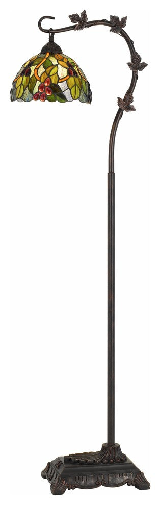 60W Cotulla Downbrdige Tiffany Metal Floor Lamp