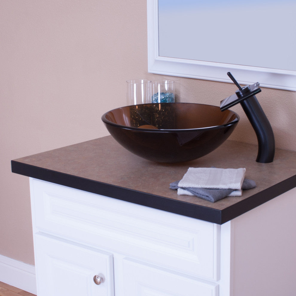 Topia Single Lever Waterfall Faucet, Oil Rubbed Bronze