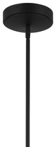 Priam 43.75" 6 Light LED Chandelier, Matte Black