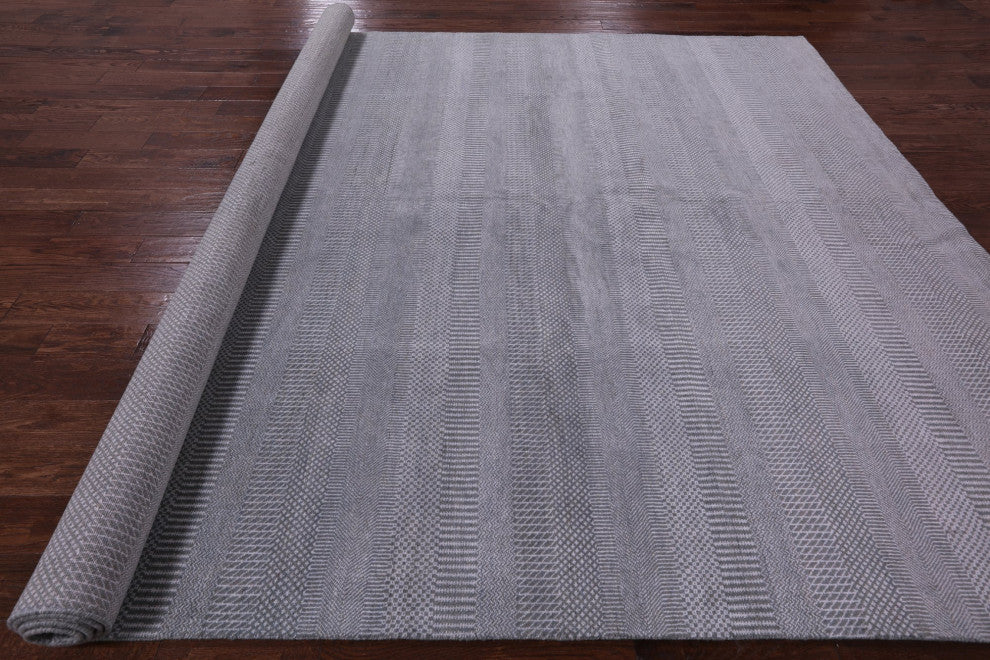 Savannah Gabbeh Wool and Silk Handmade Rug 9' 2" X 12' 2" Q6710
