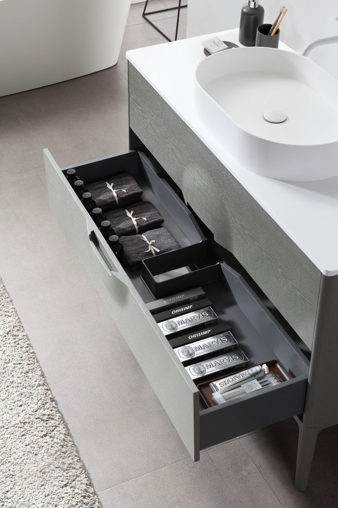 Colmar Freestanding Vanity, Olive Green, 48"