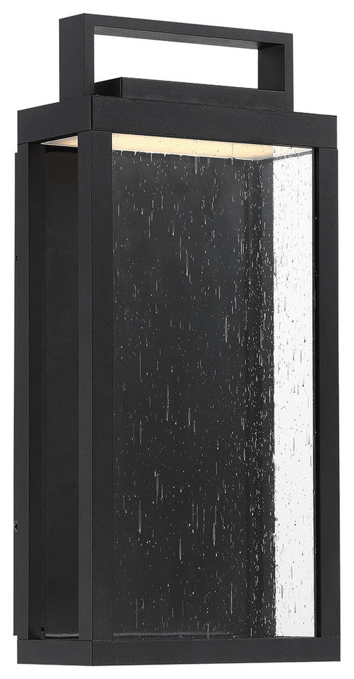Farmhouse LED Indoor & Outdoor Wall Light 3000K, Black, 13"