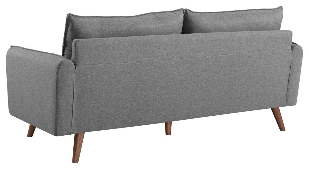 Loveseat and Sofa Set, Fabric, Gray, Modern, Living Lounge Hospitality