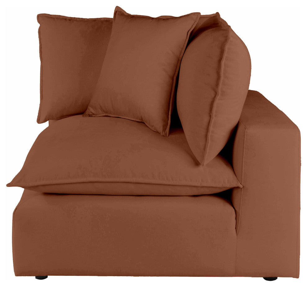 Cali Rust Corner Chair