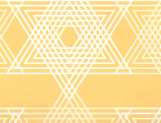 Star Light Decorative Holiday Geometric Print Bath Towel, Yellow