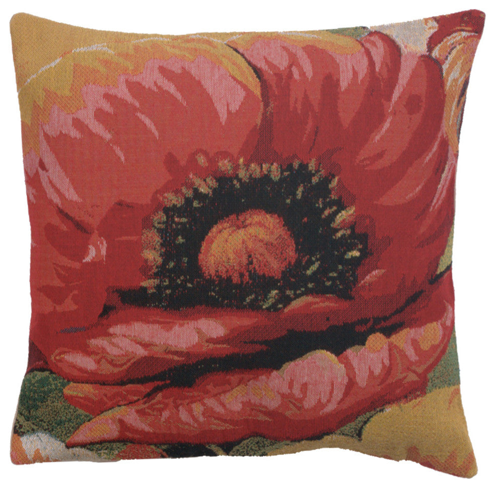 Poppies I Belgian Cushion Cover