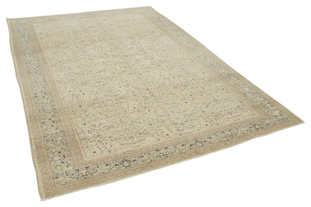 Rug N Carpet - Handmade Oriental 6' 6'' x 9' 2'' Unique Area Rug