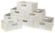 Niche Cubo Set of 12 Half-Size Foldable Fabric Storage Bins- Natural