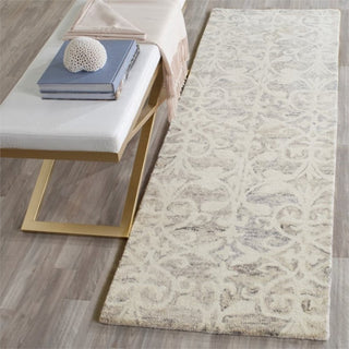 Safavieh Chatham 8' X 10' Hand Tufted Wool Rug in Light Gray and Ivory