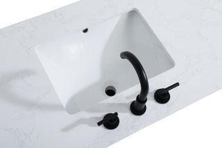 Home Living 84" Double Bathroom Vanity, Honey Brown