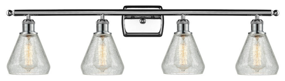 INNOVATIONS LIGHTING 516-4W-PC-G275-LED Conesus 3 Light Bath Vanity Light