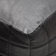 Geometric Handmade Leather Pouf: Stylish & Durable Home Decor Accent