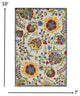 7' X 10' Ivory/Multi Floral Indoor Outdoor Area Rug