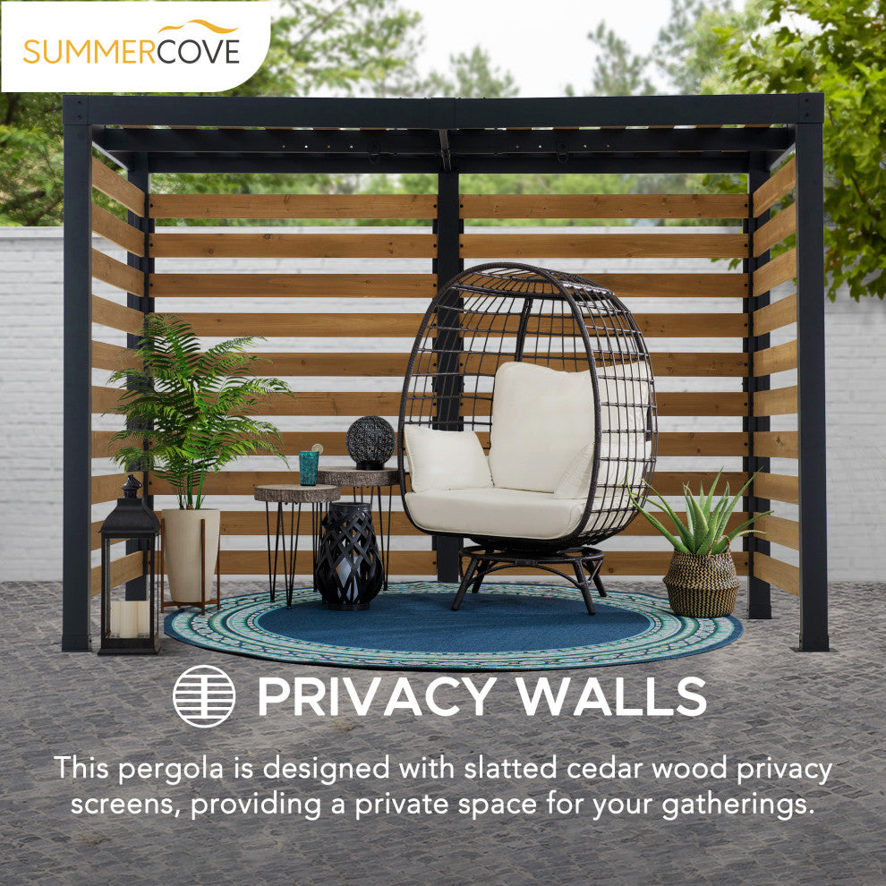 Sunjoy  10'x6' Lynngrove Small Space Pergola