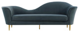 TOV Furniture Plato Grey Velvet Sofa