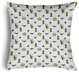 Halloween Critters Accent Pillow With Removable Insert, Scallion, 24"x24"
