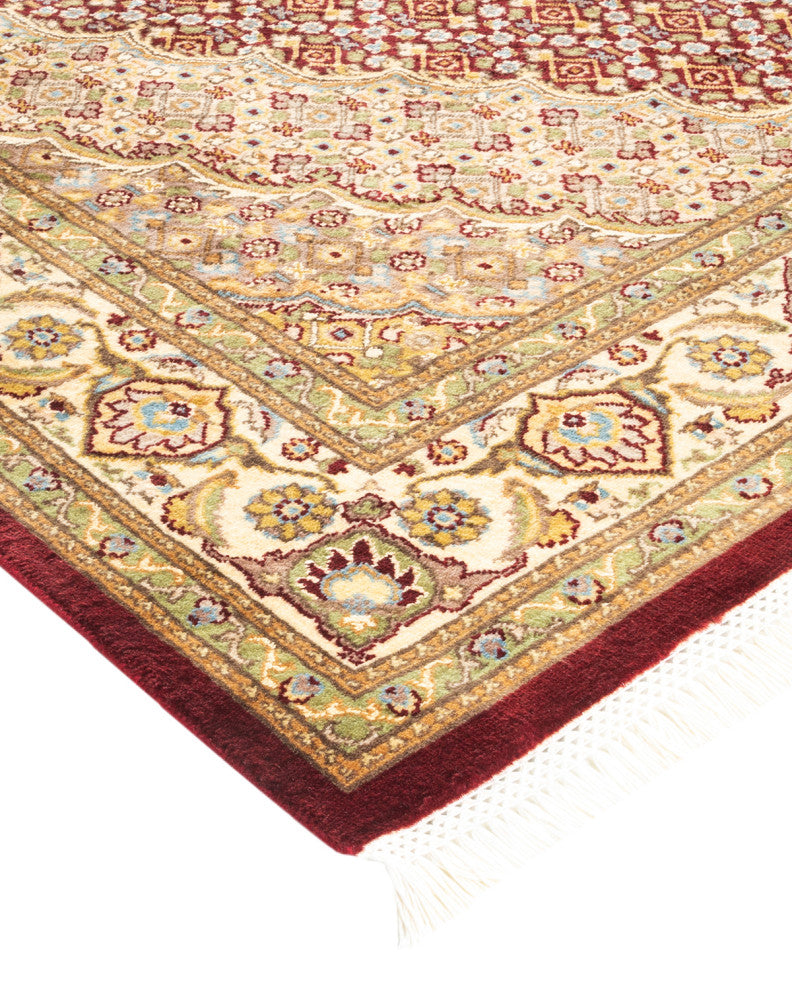 Mogul, One-of-a-Kind Hand-Knotted Area Rug Red, 4'8"x7'5"