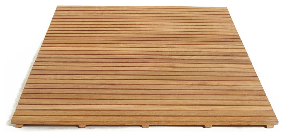 Arb Spateak Shower Bath Mat, 60x40"