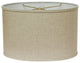 14" Dark Wheat Throwback Oval Linen Lampshade