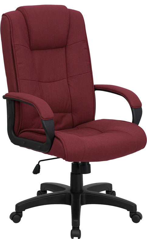 Burgundy High Back Chair