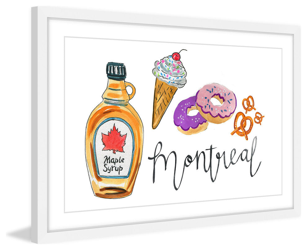 "Everything Maple" Framed Painting Print , 30x20