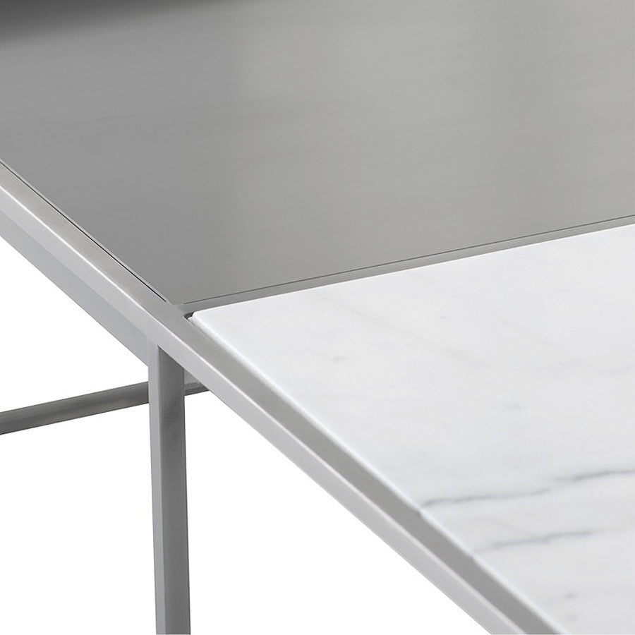Corbett White Stone Coffee Table, HGNA531