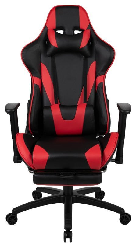 X30 Gaming Ergonomic Computer Chair w/Fully Reclining Back & Slide-Out Footrest,