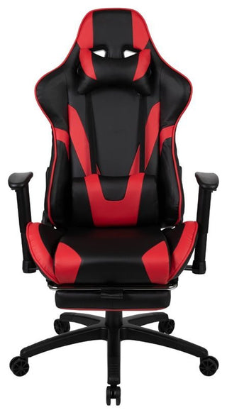 X30 Gaming Ergonomic Computer Chair w/Fully Reclining Back & Slide-Out Footrest,