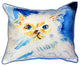 Betsy Drake Junior the Cat Extra Large 20 X 24 Indoor / Outdoor Pillow