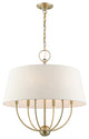 Antique Brass Transitional, English Country, Rustic, Casual Pendant Chandelier