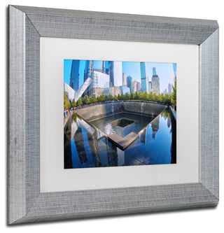 CATeyes '911 Memorial' Matted Framed Art, Silver Frame, White Mat, 14x11