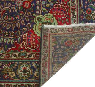 Fine Vintage Distressed Raedpath Navy/Beige Rug, 6'9 x 9'6
