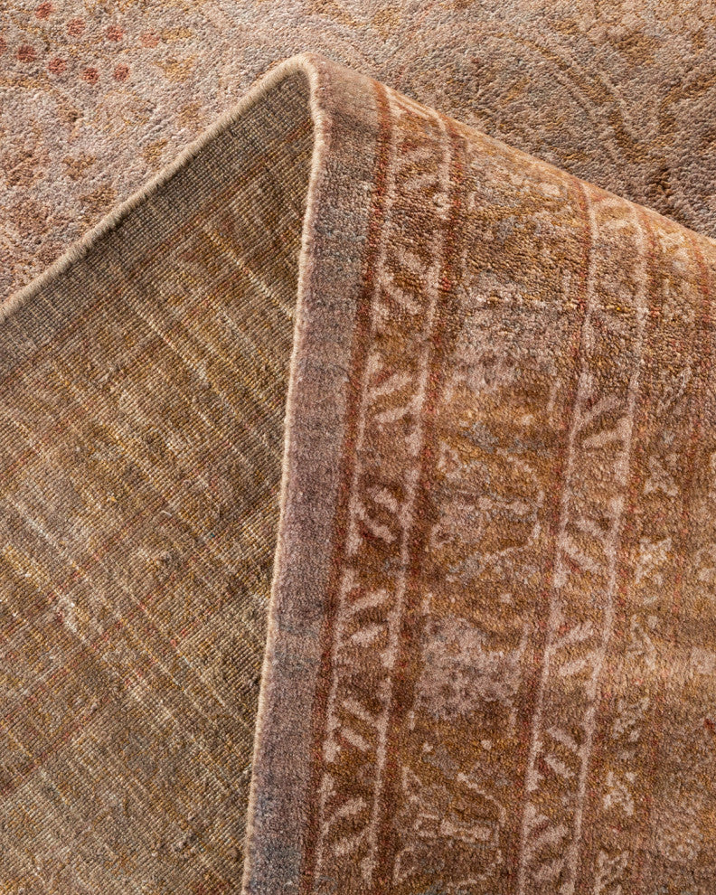 Fine Vibrance, One-of-a-Kind Handmade Area Rug Beige, 15'8"x9'3"