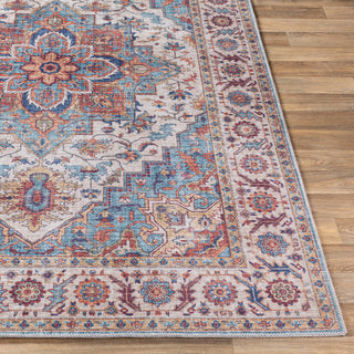 Iris IRS-2301 Traditional Rust/Blue 2'3"x3'9" Area Rug