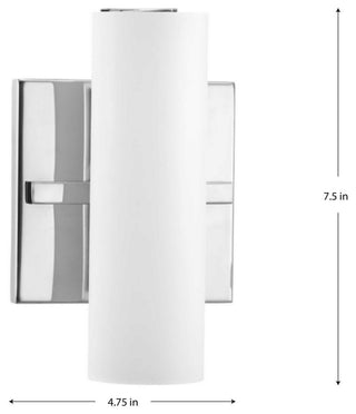 Colonnade LED 1-Light Bath/Vanity Light, Polished Chrome