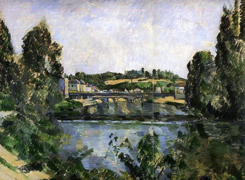 Paul Cezanne The Bridge and Waterfall at Pontoise Wall Decal