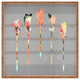 Deny Designs Iveta Abolina Gray Pastel Feathers Square Tray