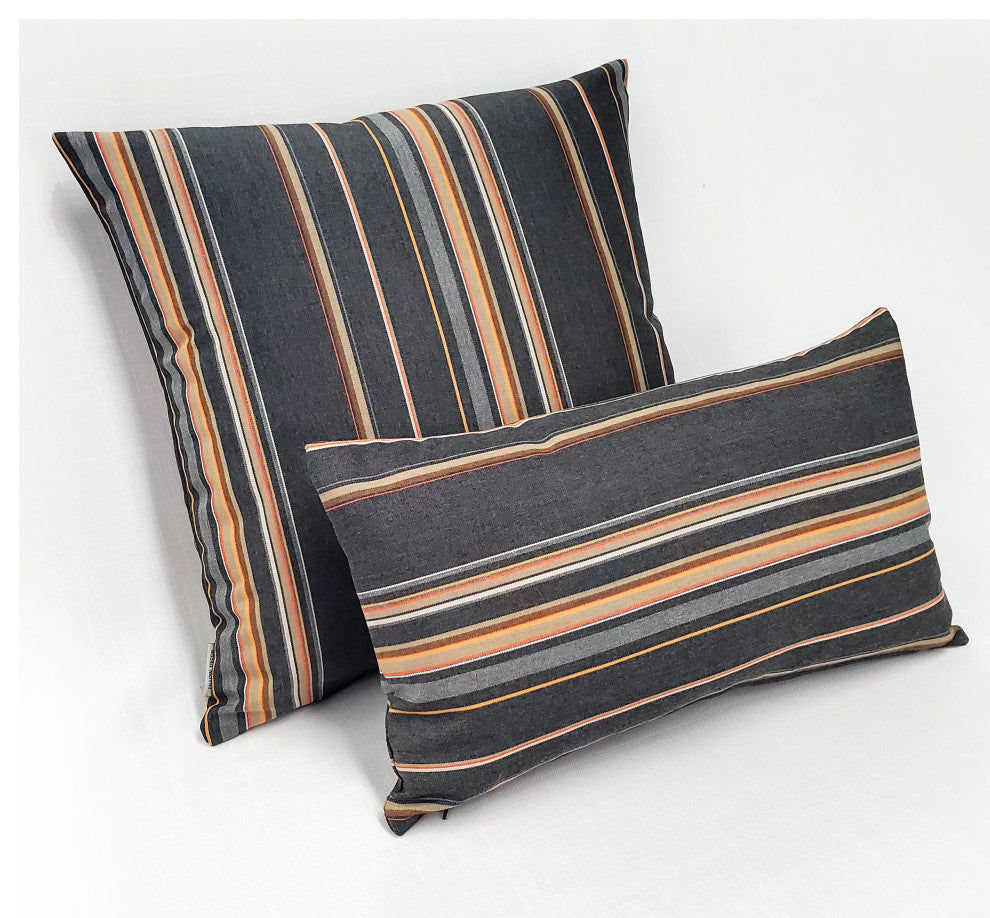 Sunbrela Stanton Greystone Outdoor Pillow 12x20