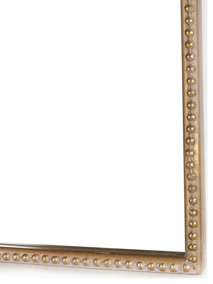24"x42" Ornate Arch Wall Mirror, Gold