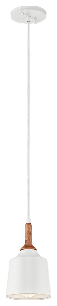 Kichler Danika 1 Light Mini Pendant in White
